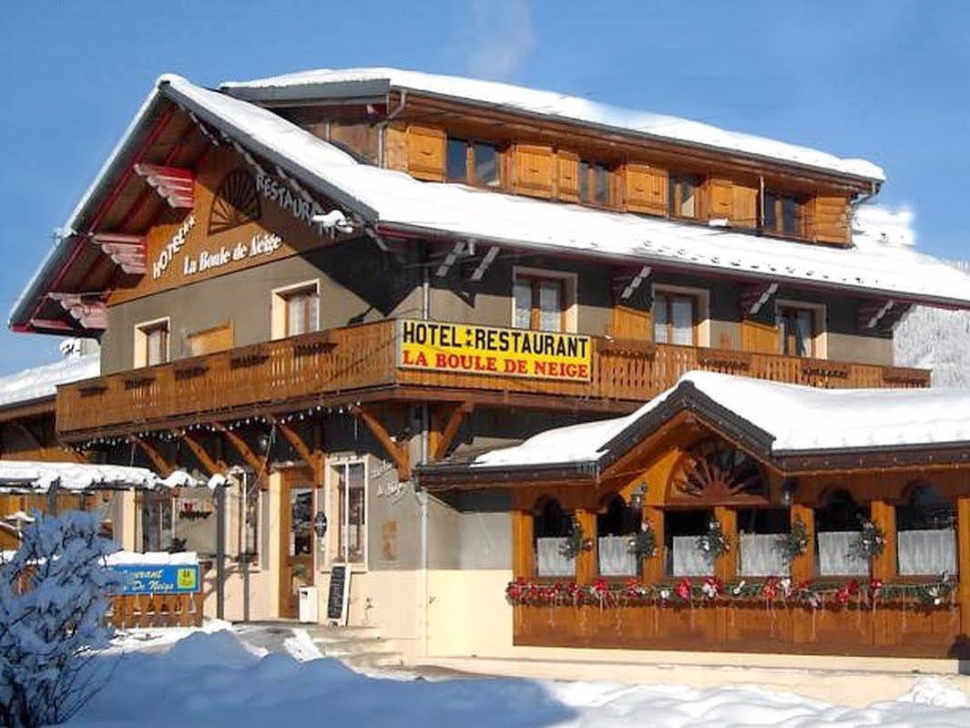 La Boule De Neige Hotell Samoëns Exteriör bild